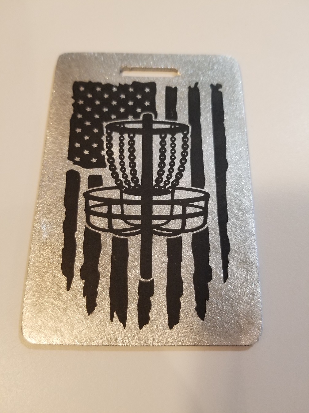disc golf tag